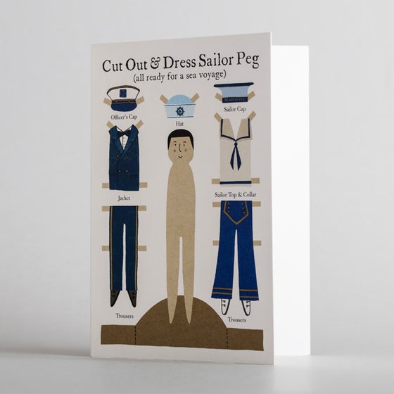 Cut Out & Dress Sailor Peg by Alice Melvin
