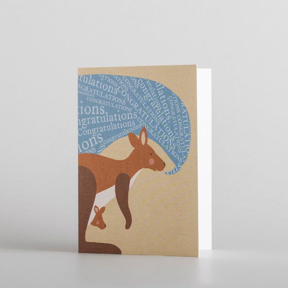 Congratulations (mini card) by Alice Melvin