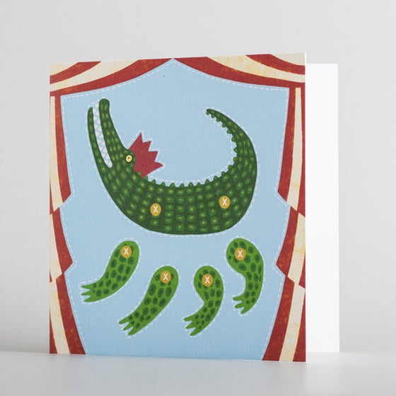 Cut-Out Crocodile Puppet by Alice Melvin