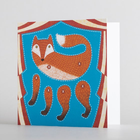Cut-Out Fox Puppet Card by Alice Melvin