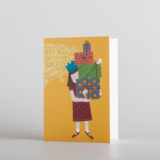 Happy Birthday Presents (mini card) by Alice Melvin