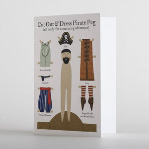 Cut Out & Dress Pirate Peg by Alice Melvin