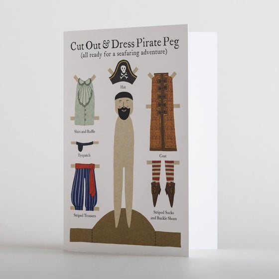 Cut Out & Dress Pirate Peg by Alice Melvin