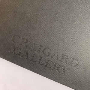 "Craigard Gallery" Embossed Seawhite A4 Portrait Cloth Bound Hardback Sketchbook