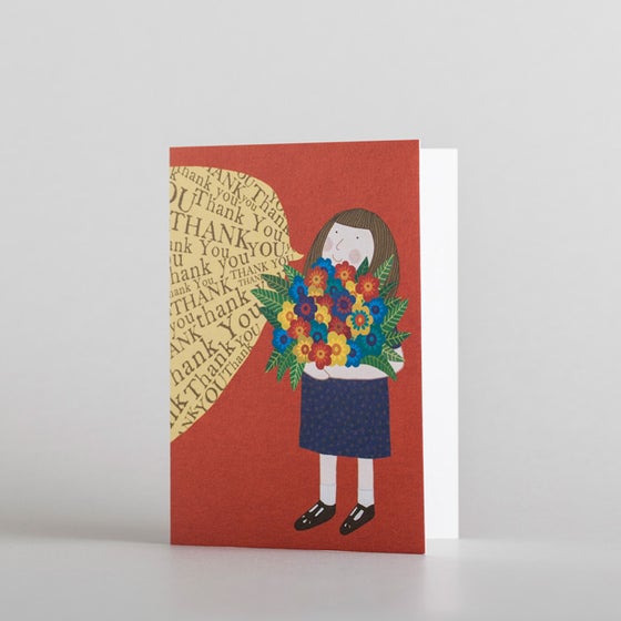 Thank You (mini card) by Alice Melvin