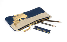Load image into Gallery viewer, Gold Fern Pencil Case
