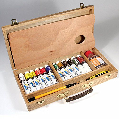System 3 Acrylic Artists' Wooden Box