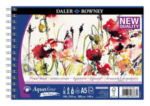 Aquafine A5 Spiral Watercolour Pad 300gsm Cold Pressed (NOT)