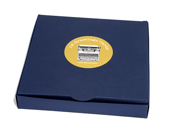 Typewriter Greetings Cards (Gift Box Set)