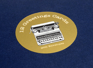 Typewriter Greetings Cards (Gift Box Set)