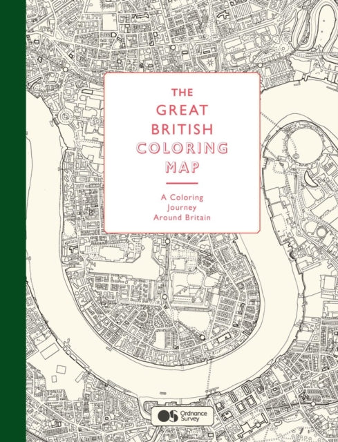 The Great British Colouring Map by Ordnance Survey