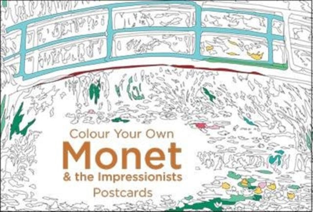 Colour Your Own Monet & The Impressionists: 20 Postcards