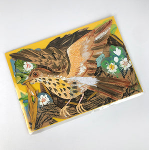 Nest Concertina Die Cut Card by Mark Hearld