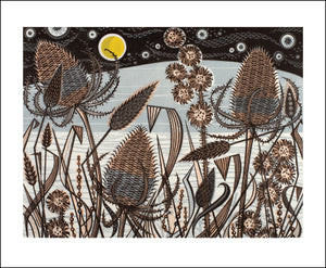Lakeside Teasels by Angie Lewin