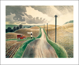 Wiltshire Landscape, 1937 by Eric Ravilious (1903-1942)
