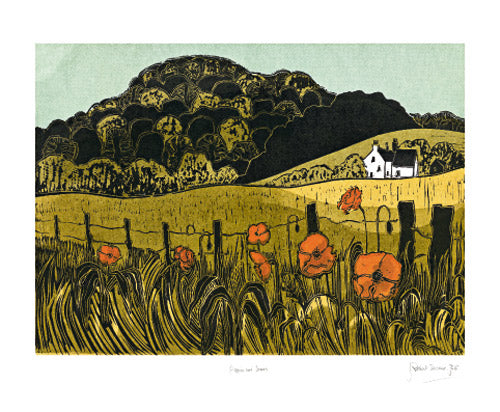 Poppies & Downs by Robert Tavener