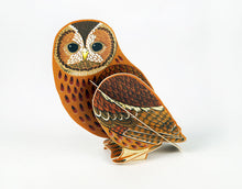 Load image into Gallery viewer, Alice Melvin Pop Out Bird Card - Tawny Owl
