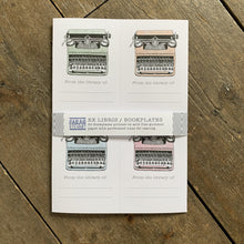 Load image into Gallery viewer, Typewriter Ex Librīs / Bookplates
