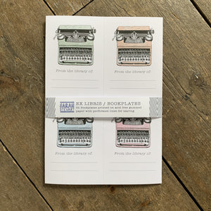 Typewriter Ex Librīs / Bookplates