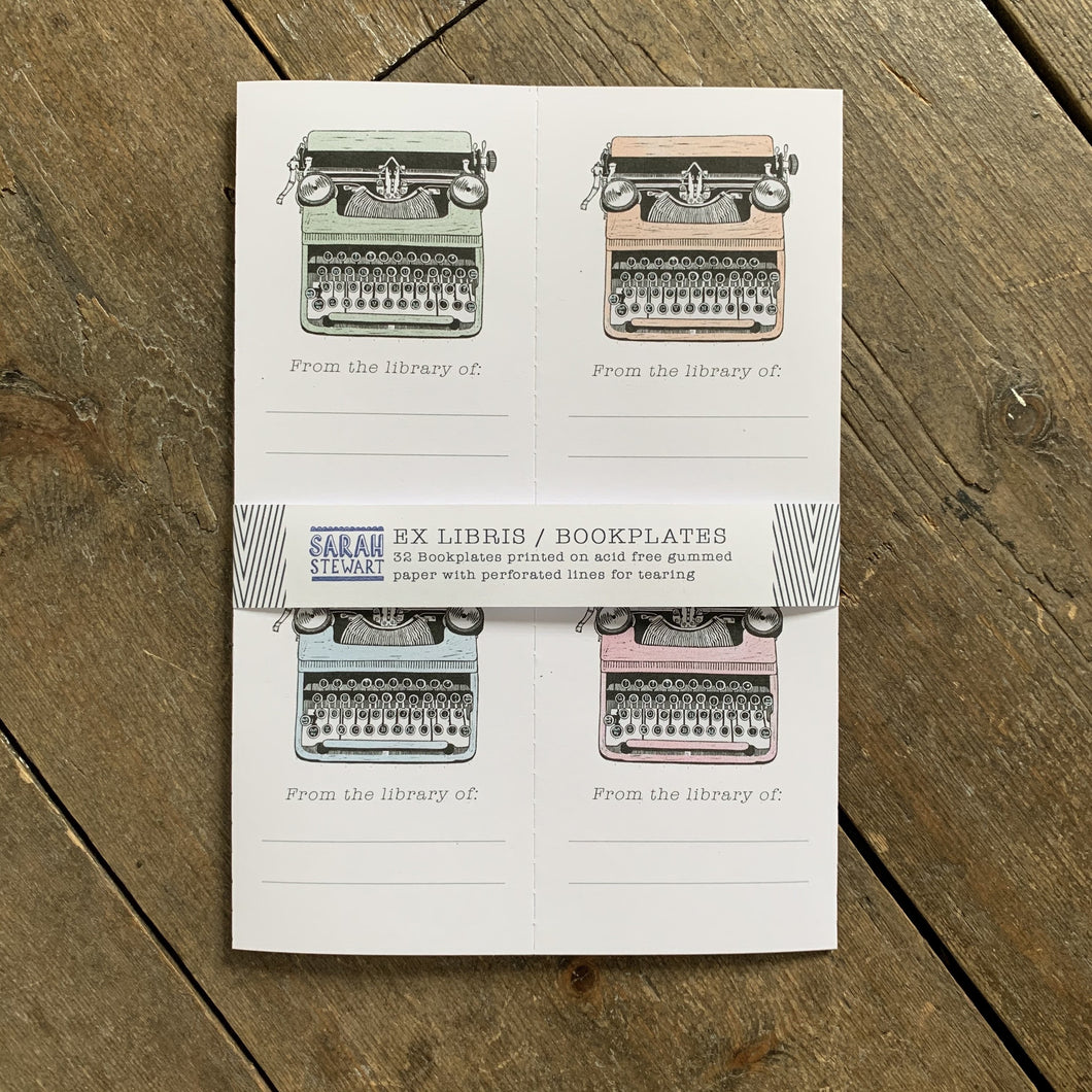 Typewriter Ex Librīs / Bookplates