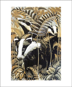 Badgers by Martin Truefitt-Baker