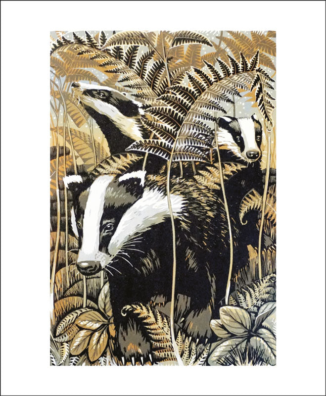 Badgers by Martin Truefitt-Baker