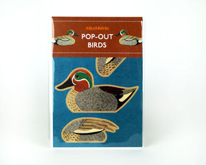 Alice Melvin Pop Out Bird Card - Teal